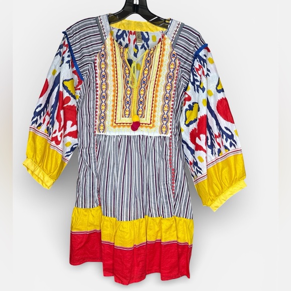 Ethnic Outfitters Dresses & Skirts - Colorful Bohemian Midi Dress